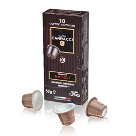 Caffè Carracci, Capsule Compatibili Nespresso, Napoli - 100 Unità