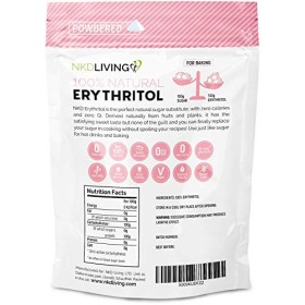 Erythritol in polvere 1kg - zucchero a velo a zero calorie di NKD Living