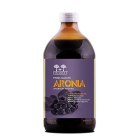 Succo di Aronia Salugea 0037 100% Puro - Integratore Tonico ed Energizzante - Supporta Difese Immunitarie e Concentrazione - 500