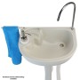 Lavello Portatile Trasportabile 19 Litri Serbatoio dell'Acqua 