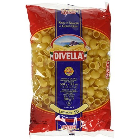 Divella 050 Lumache - 8 pezzi da 500 g [4 kg]