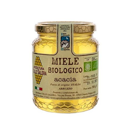 Miele biologico di Acacia - Italiano non Pastorizzato | Apicoltura Colle Salera … (1 kg)