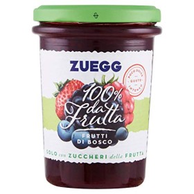 Zuegg - Confettura Frutti di Bosco, solo con Zuccheri della Frutta - 8 pezzi da 250 g [2 kg]