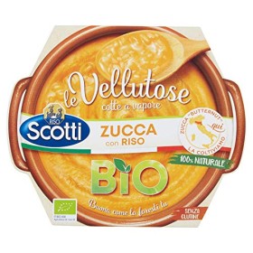 Riso Scotti - Vellutosa Zucca - Zuppa Vellutata di Zucca con Riso, Senza Glutine, Biologica - 270 gr
