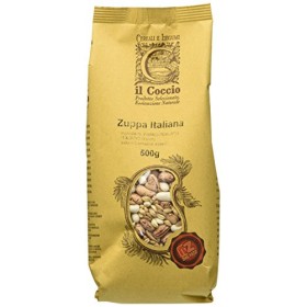 Il Coccio Zuppa Italiana - Mix di Legumi e Cereali per Zuppe - Pacco da 10 x 500 gr - Totale: 5000 gr