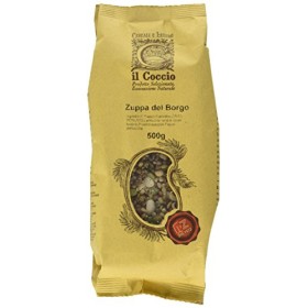 Il Coccio Zuppa del Borgo - Mix di Legumi e Cereali per Zuppe - Pacco da 10 x 500 gr - Totale: 5000 gr