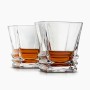 Hobart - Set di 2 bicchieri da whisky ultra trasparenti, 300 ml di Van Daemon per liquori, bourbon o scotch, in confezione regal