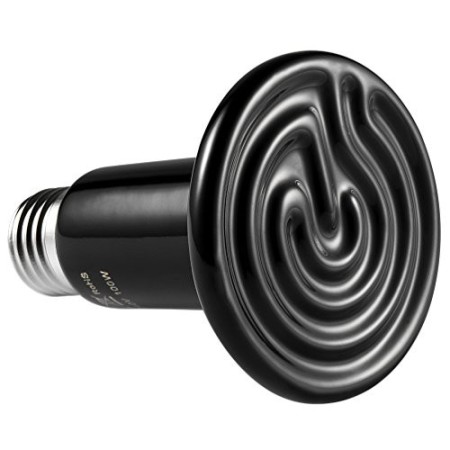 LEDGLE E27 100W trasmettitore riscaldatore Animali lampadina riscaldatore a raggi infrarossi in ceramica, lampada rettile per an