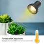 DADYPET Tartaruga Illuminazione, Lampada Alogena Calore Retroilluminazione 25W UVA UVB per Rettile Lucertola Tartaruga Acquario