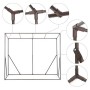 Sekey Serra da Giardino per Pomodori XL Tamara  200x77xh146/h170cm