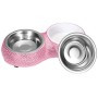 Ohok Cane Ciotole, Scintillanti Strass di Cristallo del Cane Ciotole di Cristallo del Cane Ciotole dell'animale Domestico dell'A