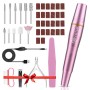 Fresa Unghie Elettrica, EIVOTOR Trapano Elettrico per Unghie 11Kit Professionale Ricostruzione Unghie Manicure Pedicure Portatil