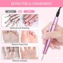 Fresa Unghie Elettrica, EIVOTOR Trapano Elettrico per Unghie 11Kit Professionale Ricostruzione Unghie Manicure Pedicure Portatil
