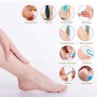 Kit di Strumenti per Pedicure Professionale 17 in 1, Piedi puliti Set di attrezzi per la pelle morta Kit per la cura dei piedi p