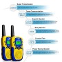 Giocattoli Bambini 3-9 Anni，Tisy Walkie Talkie Citofono per Bambini Regali Bambini di 3-12 Anni Giochi Elettronici per Ragazzi