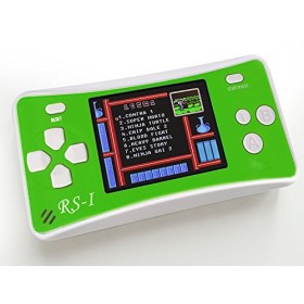 E-WOR Console portatile da gioco retrò a 8 bit Videogiochi LCD162x da 2,5 "Miglior regalo di Natale per bambini (verde)