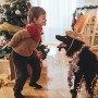 TAZEMAT Gioco Gonfiabile 2 Pezzi Cappello di Corna di Renna con 12 Anelli di Lancio per Bambini per Adulti Gioco Bomboniere Dive