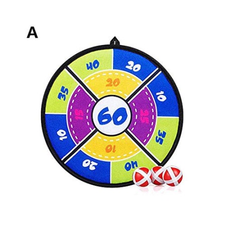 JIACUO 27,5 cm Sicurezza per Bambini Freccette Giocattoli Sportivi Palla appiccicosa Gioco di tiro Interazione all'aperto all'ap