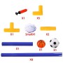 Euopat Football Basket Set di Giocattoli, Basket e Calcio Set di obiettivi Sportivi, Giochi di Calcio all'aperto Giochi di Mini 