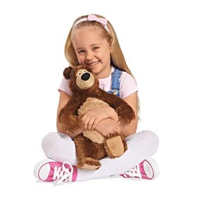 Simba – Masha 23 cm michka 43 cm WB PELUCHES, 7/109301016web, Multicolore