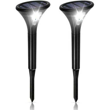Luce Solare da Giardino, Faretti Solari da Giardino Sensore di Movimento Impermeabile, Illuminazione da Giardino Funzionare Fino