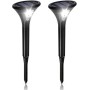Luce Solare da Giardino, Faretti Solari da Giardino Sensore di Movimento Impermeabile, Illuminazione da Giardino Funzionare Fino