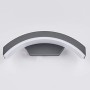 Topmo-plus Spot da parete a LED da 24W lampade esterne Applique in alluminio/PC IP65 impermeabile/Osram SMD lampadina Terrazza/G