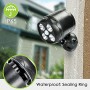 Faretto Led da Esterno con Sensore di Movimento, ZOTO 600lm Wireless Faro a Batteria Esterno, IP65 Impermeabile Luce di Sicurezz