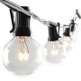 Chenci Catene Luminose, Illuminazione Luci Stringa Lampadina 25 G40 Bulbi 7,5m Filo Luce Decorazione Festa/Matrimonio/Giardino/C