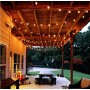Chenci Catene Luminose, Illuminazione Luci Stringa Lampadina 25 G40 Bulbi 7,5m Filo Luce Decorazione Festa/Matrimonio/Giardino/C