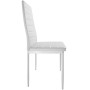 TecTake Tavolo de Pranzo con 6 sedie - Disponibile in Diversi Colori (Bianco | No. 402840)