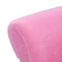 COSTWAY Poltrona per Bambini, Divano Letto per Bambini, in Velluto Corallo con 2 Cuscini, 90 x 54,8 x 48 cm (Rosa)