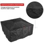 Femor Braciere da Esterno in Acciaio Inox, Braciere da Giardino 81CM,Tavolo Quadrato da 12,5KG Stabile per Decorazioni per Il Gi