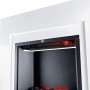 Camino Elettrico Denver con Cornice in Legno 1500 Watt Caminetto completo di Mobile