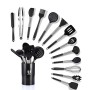 Utensili da Cucina, Uarter 14 Pezzi Accessori Cucina in Silicone, Resistente al Calore e Antiaderente Strumento di Cottura, Cucc