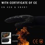 Guanti da Barbecue,Guanti da Forno,Guanti da Cucina con Resistenza al Calore Fino a 800 °C con Fodera in Cotone e Lungo Polsino
