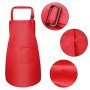 Bambini Grembiule e Cappello da Cuoco Set, Regolabile Bambino Grembiule da Cucina con 2 Tasche per Ragazze Ragazzi, Grembiuli da