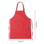 Bambini Grembiule e Cappello da Cuoco Set, Regolabile Bambino Grembiule da Cucina con 2 Tasche per Ragazze Ragazzi, Grembiuli da