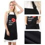 Uarter Divertente da cucina Grembiuli per le coppie "Mr. Right Mrs. sempre ragione" con 2 tasche Nero Grande, confezione da 2