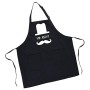 Uarter Divertente da cucina Grembiuli per le coppie "Mr. Right Mrs. sempre ragione" con 2 tasche Nero Grande, confezione da 2