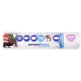 Clendy - Semprefresco, Sacchetti Freezer Maxi 28X42 Cm - 300 Pezzi
