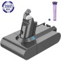 Flylinktech 3500mAh 21.6V Dyson V6 Li-ion batteria di sostituzione per Dyson DC59 V6 DC58 DC61 DC62 DC72 DC74 SV03 SV05 SV06 SV0