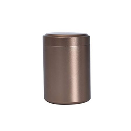eamqrkt - Mini Contenitore Portatile in Alluminio per Erbe aromatiche, a Prova di Odore Coffee