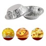 Hileyu 150 Pirottini in Alluminio USA e Getta Stampo per Crostate, Tortine, Muffin, Cupcake, Dolci, Perfetto per Matrimonio Fest