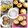 Hileyu 150 Pirottini in Alluminio USA e Getta Stampo per Crostate, Tortine, Muffin, Cupcake, Dolci, Perfetto per Matrimonio Fest