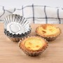 Hileyu 150 Pirottini in Alluminio USA e Getta Stampo per Crostate, Tortine, Muffin, Cupcake, Dolci, Perfetto per Matrimonio Fest
