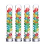 10 Pezzi Provette Di Plastica Con Tappi Provette Di Plastica Trasparente Provette Con Tappi Di Alluminio Plastica Provetta Multi
