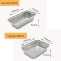 Liwein Vaschette Alluminio,Teglie in Alluminio USA e Getta Grandi Vaschette Monouso con Coperchio Contenitori da Cucina per Cuci