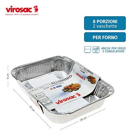 Vaschette in alluminio per la cottura degli alimenti