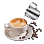 Bricco Da Latte in Acciaio INOX, Bricco Da Latte e caffè 150 ml/350ml Bricco per Latte Montalatte Schiuma di Latte Barista Cafe